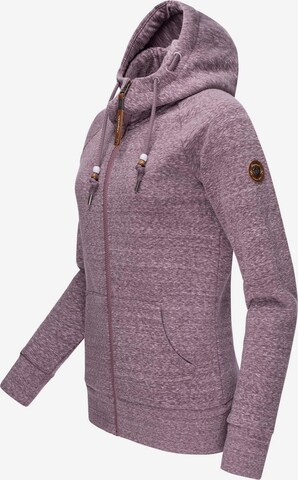 Ragwear Zip-Up Hoodie in Pink