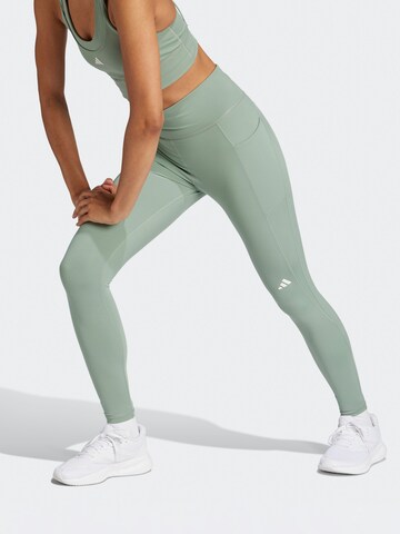 Skinny Pantalon de sport 'Own The Run' ADIDAS PERFORMANCE en vert : devant