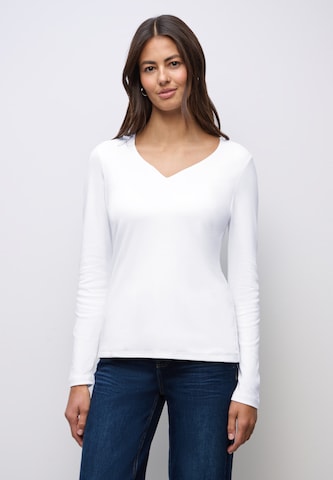 STREET ONE Shirt in White: front