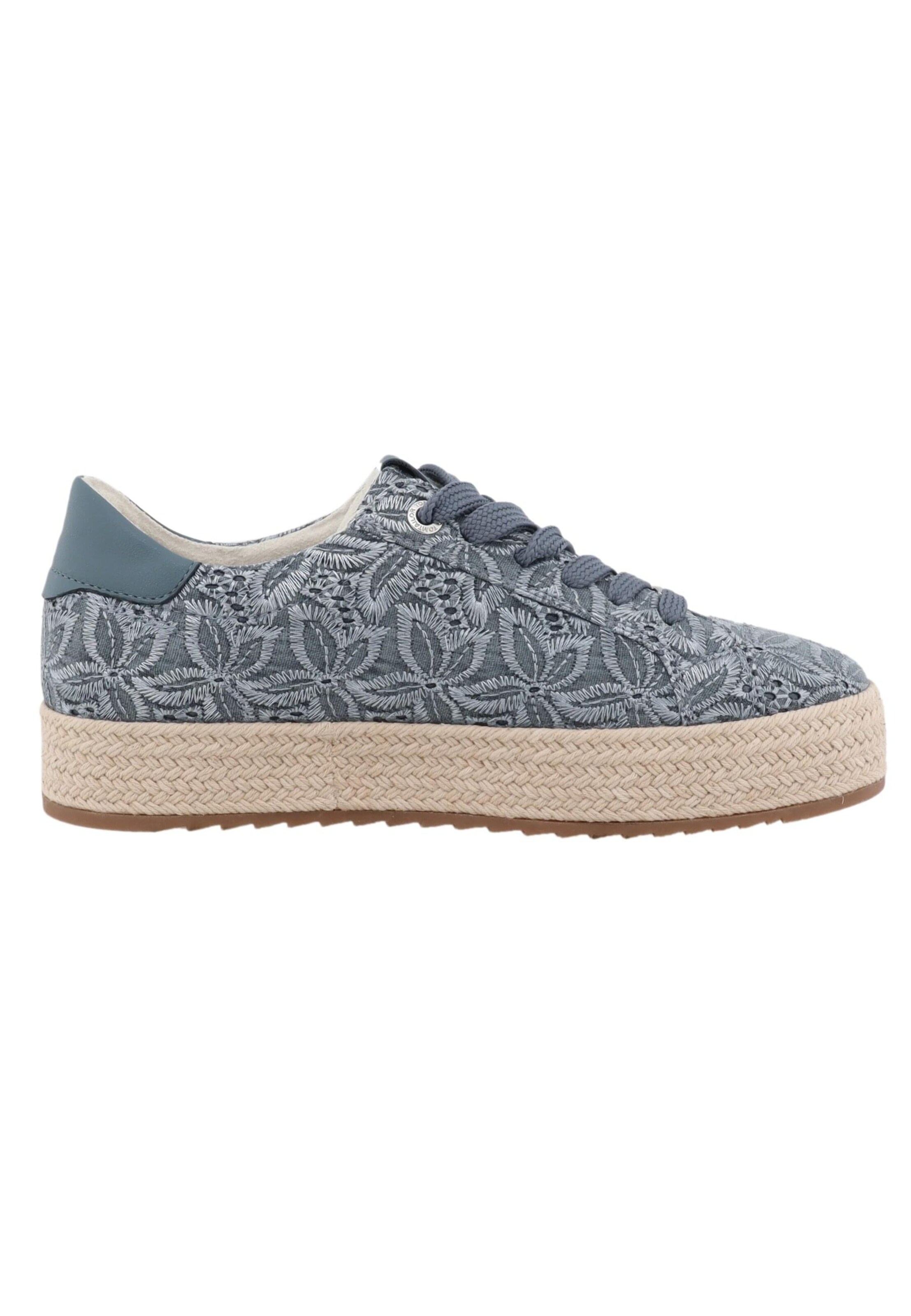 TOM TAILOR Sneaker in Blau
