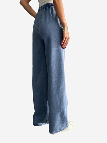 Wide Leg Pantalon MixRay en bleu