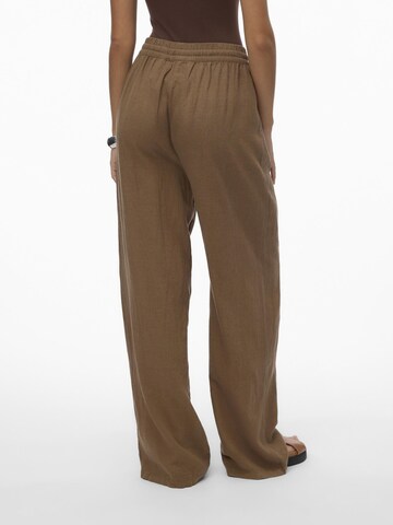 VERO MODA Wide leg Broek 'LINN' in Groen