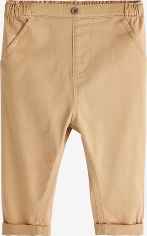 Next Normalny krój Spodnie w kolorze brązowy: przód