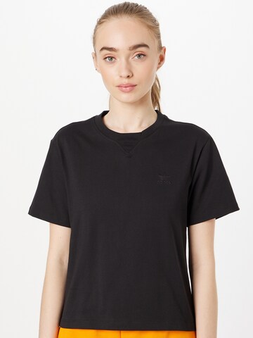 ADIDAS ORIGINALS Shirt in Black: front