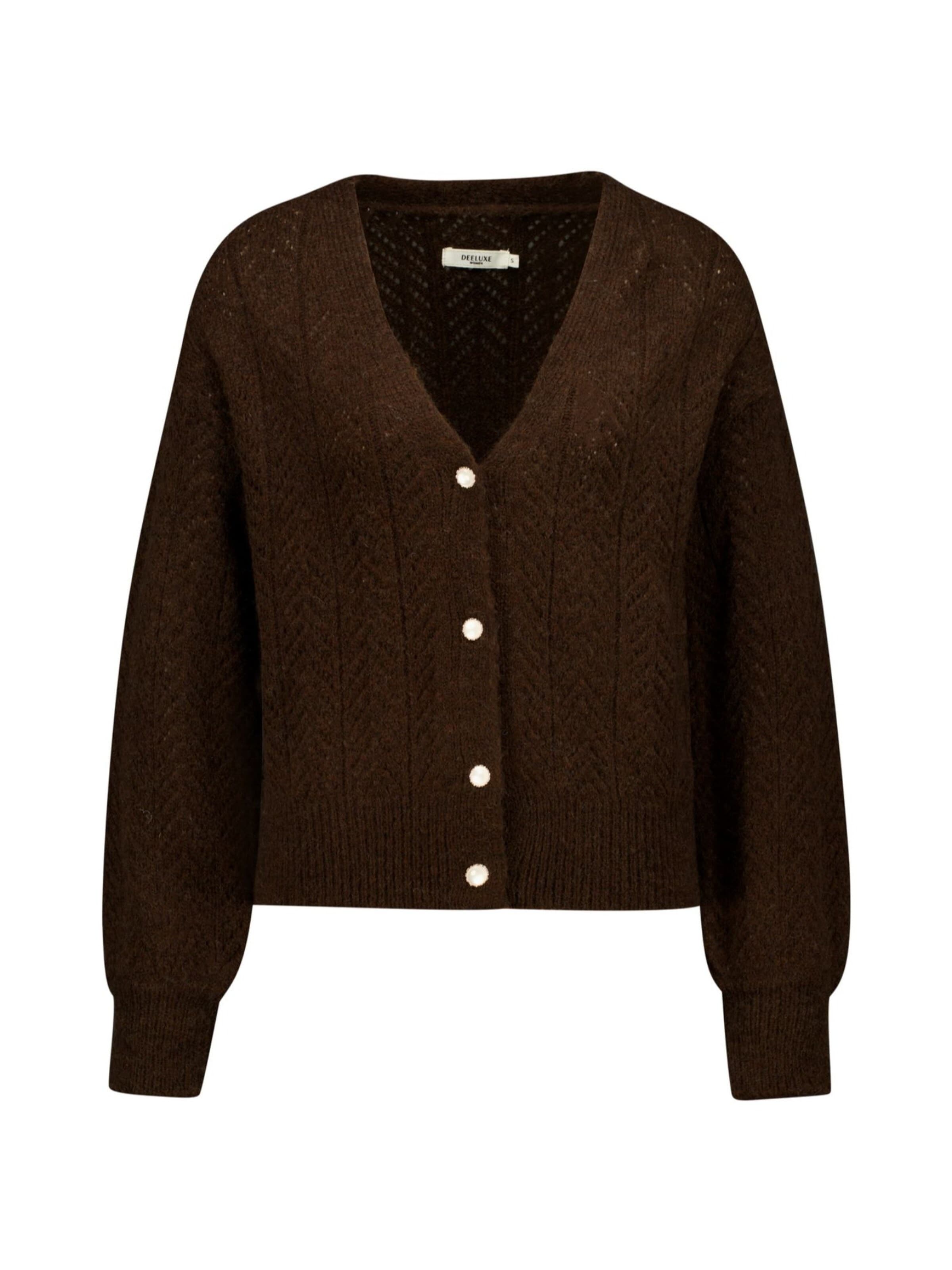 Cardigan Deeluxe en marron : devant
