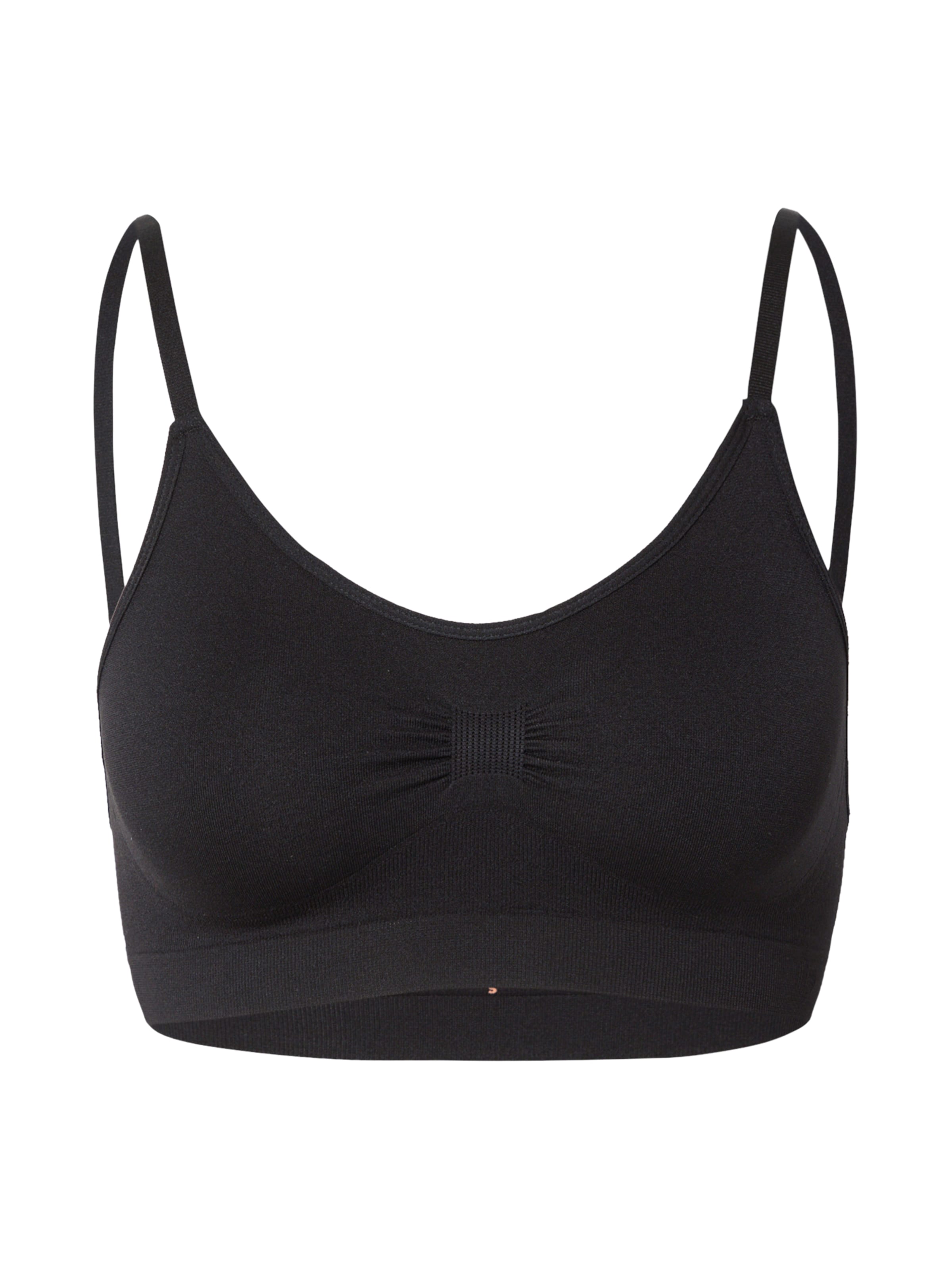 Perfect Secrets Õlapaelteta topp Rinnahoidja, värv must: eest vaates