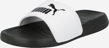 PUMA Beach & Pool Shoes 'Popcat 20' in White: front