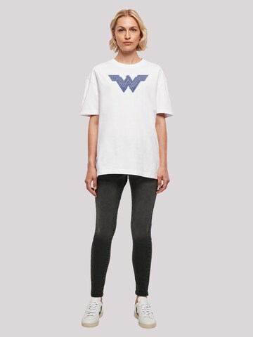 F4NT4STIC Oversized shirt 'DC Comics Wonder Woman' in Wit