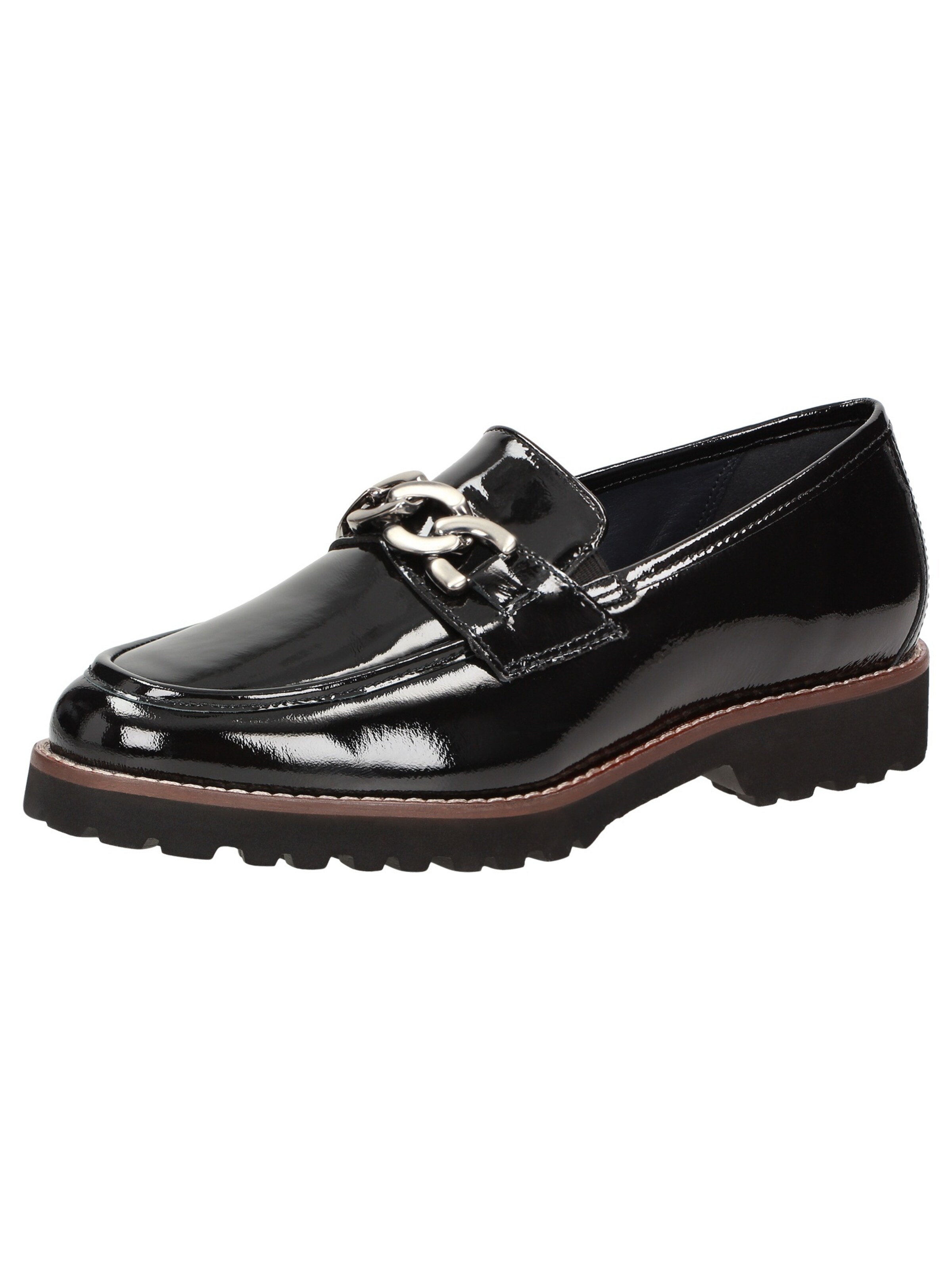 SIOUX Instappers 'Meredith' in Zwart: voorkant