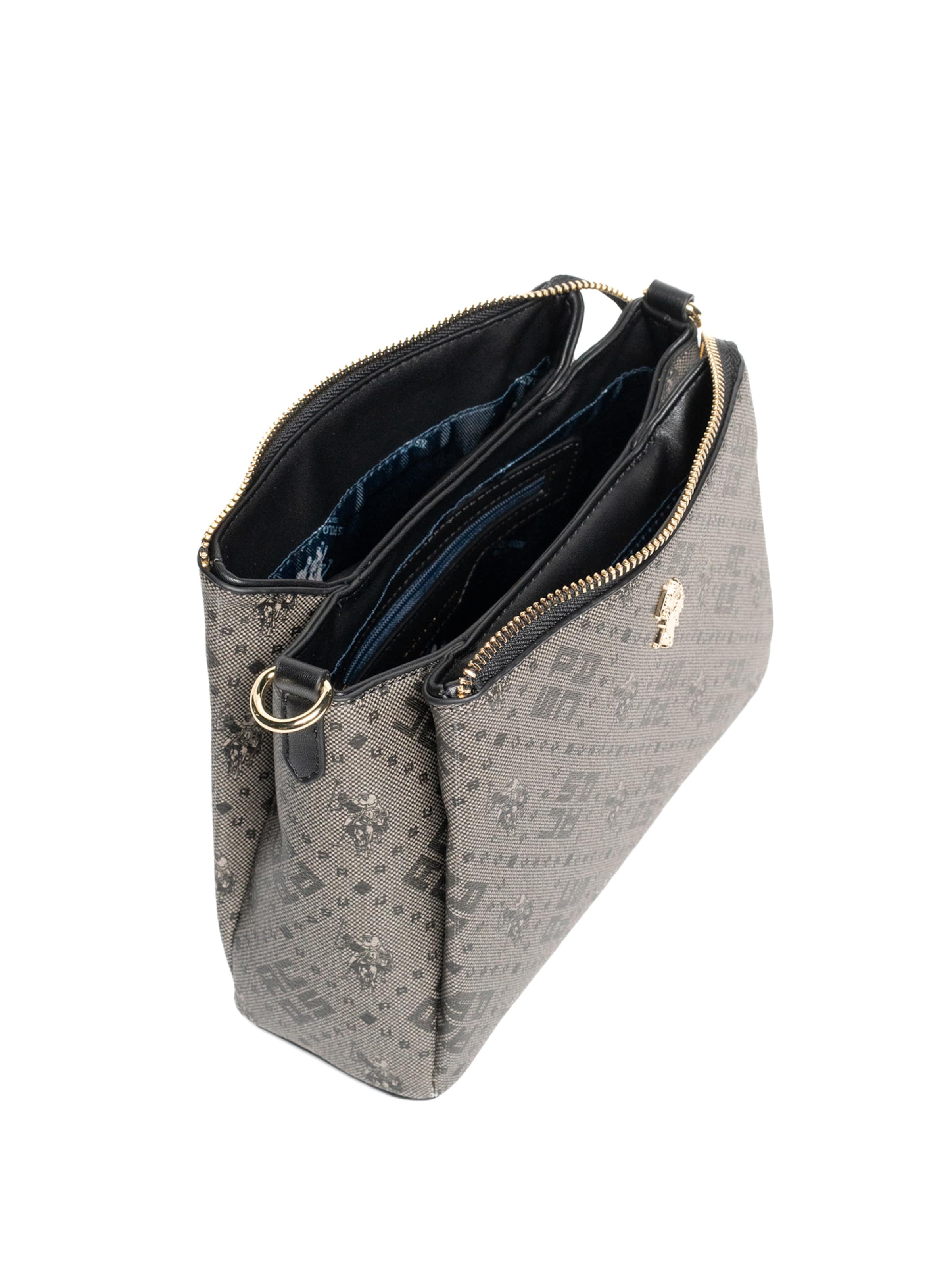 Borsa a tracolla di U.S. POLO ASSN. in nero