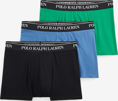 Polo Ralph Lauren Bokserishortsit 'CLASSIC' värissä sininen / vaaleanvihreä / musta / valkoinen, Tuotenäkymä