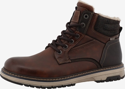 Auliniai batai su raišteliais iš TOM TAILOR, spalva – ruda, Prekių apžvalga