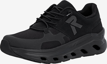 Baskets basses Rieker Sport en noir : devant