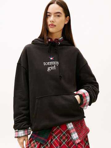 Tommy Jeans Bluzka sportowa w kolorze czarny: przód
