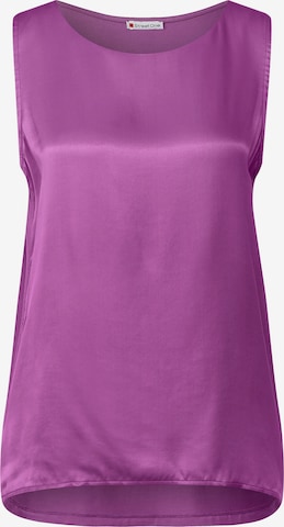 STREET ONE - Top em roxo: frente