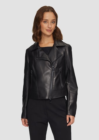 Veste mi-saison s.Oliver BLACK LABEL en noir : devant
