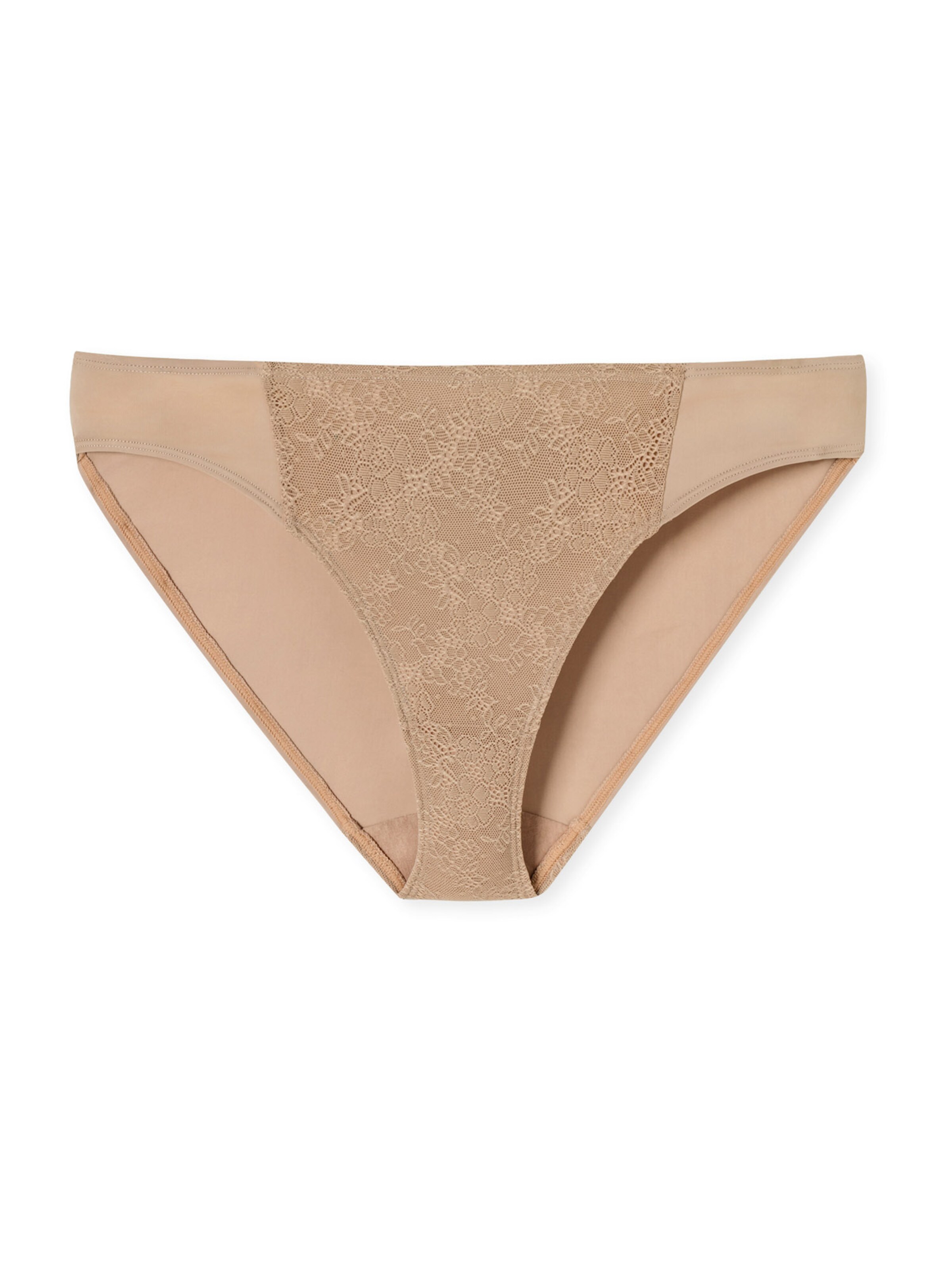SCHIESSER Slip ' Air blickdichte Spitze ' in Beige: voorkant