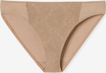 Slip ' Air blickdichte Spitze ' SCHIESSER en beige : devant