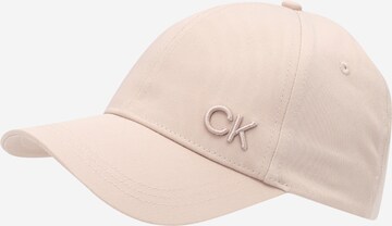 Calvin Klein Regular Cap in Beige: front