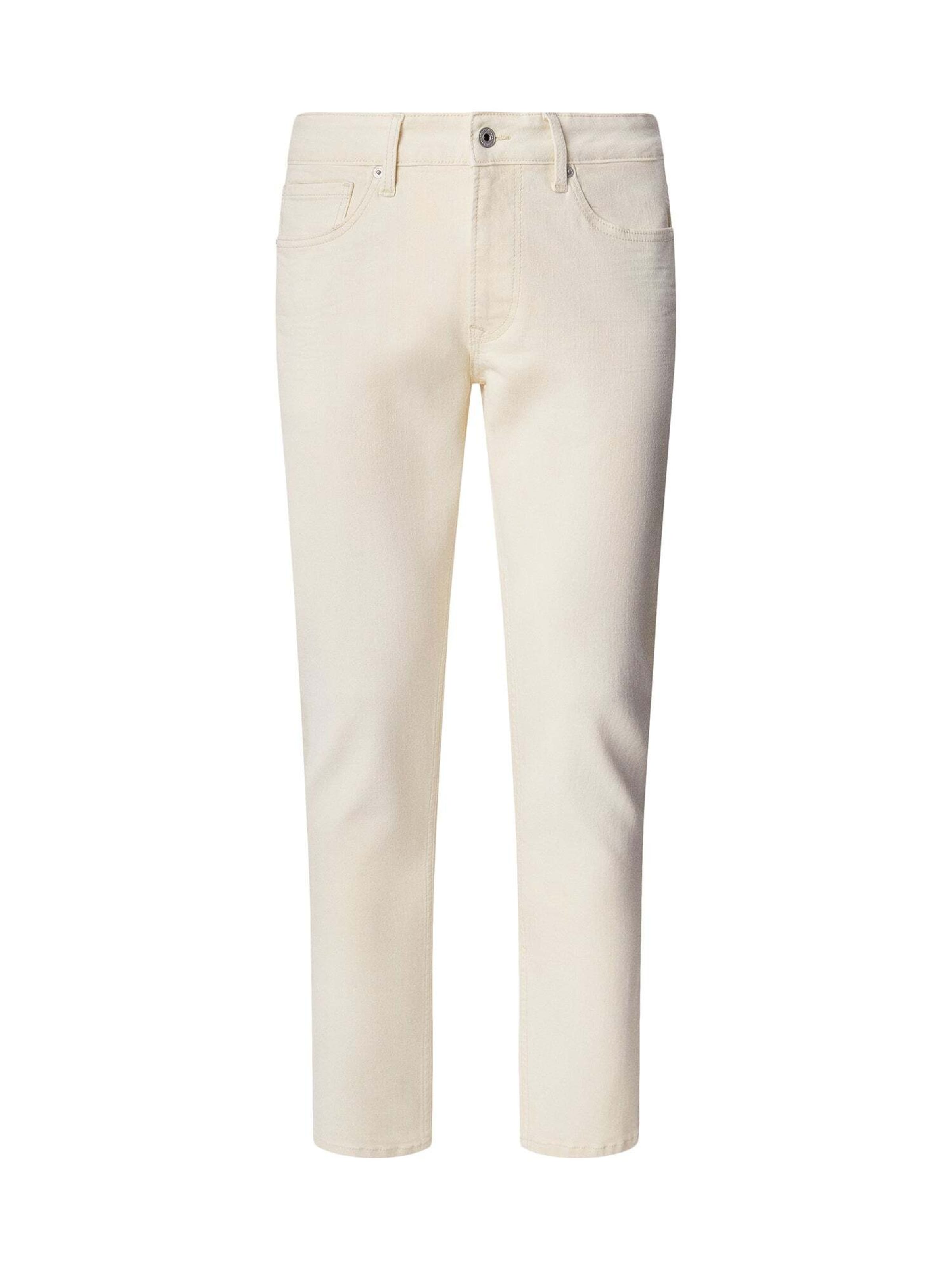 Pepe Jeans Slimfit Jeans in Wit: voorkant