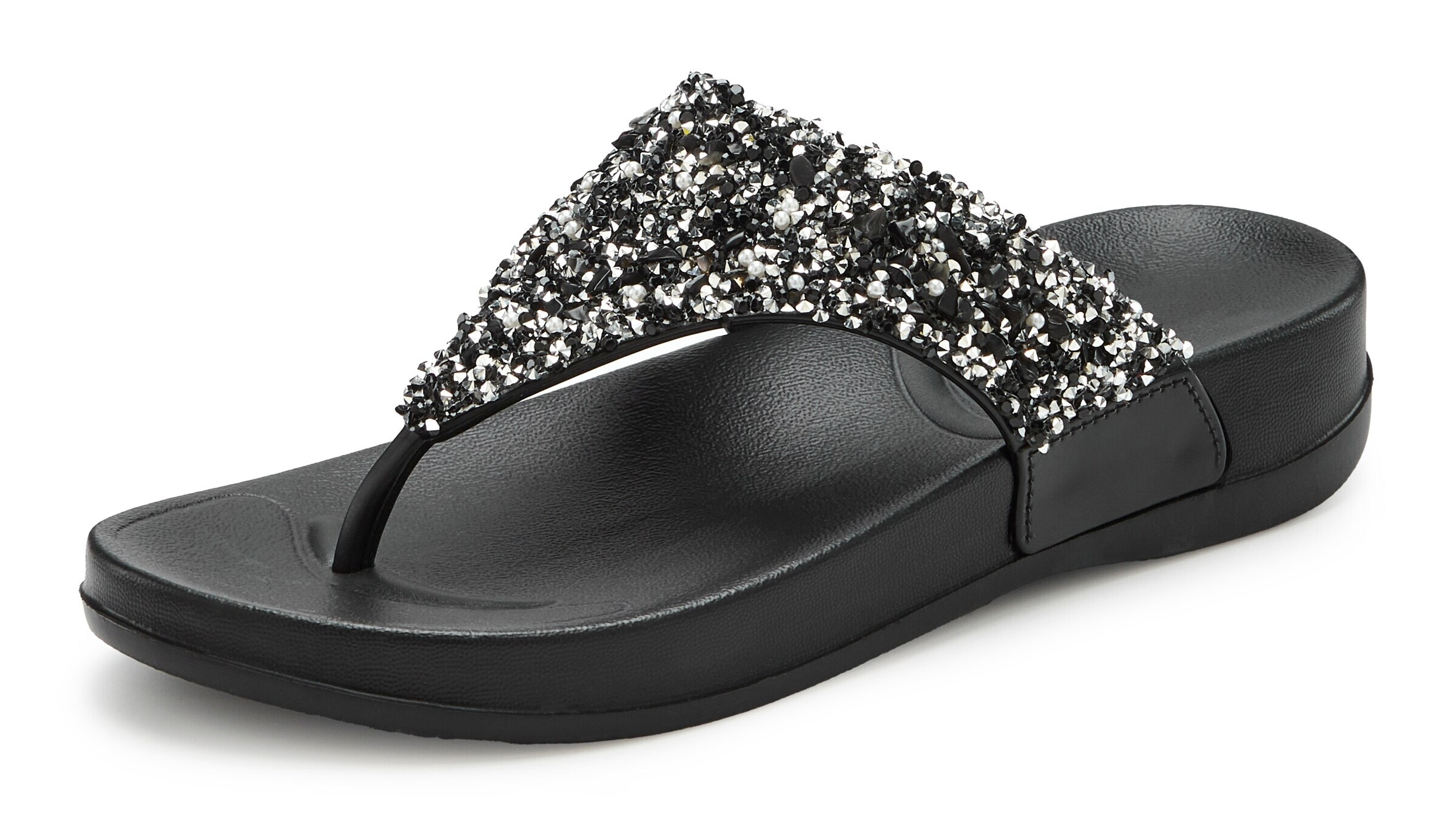 VIVANCE - Zapatos abiertos en negro: frente
