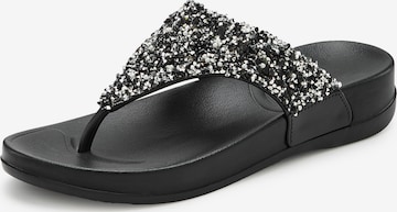 VIVANCE - Zapatos abiertos en negro: frente