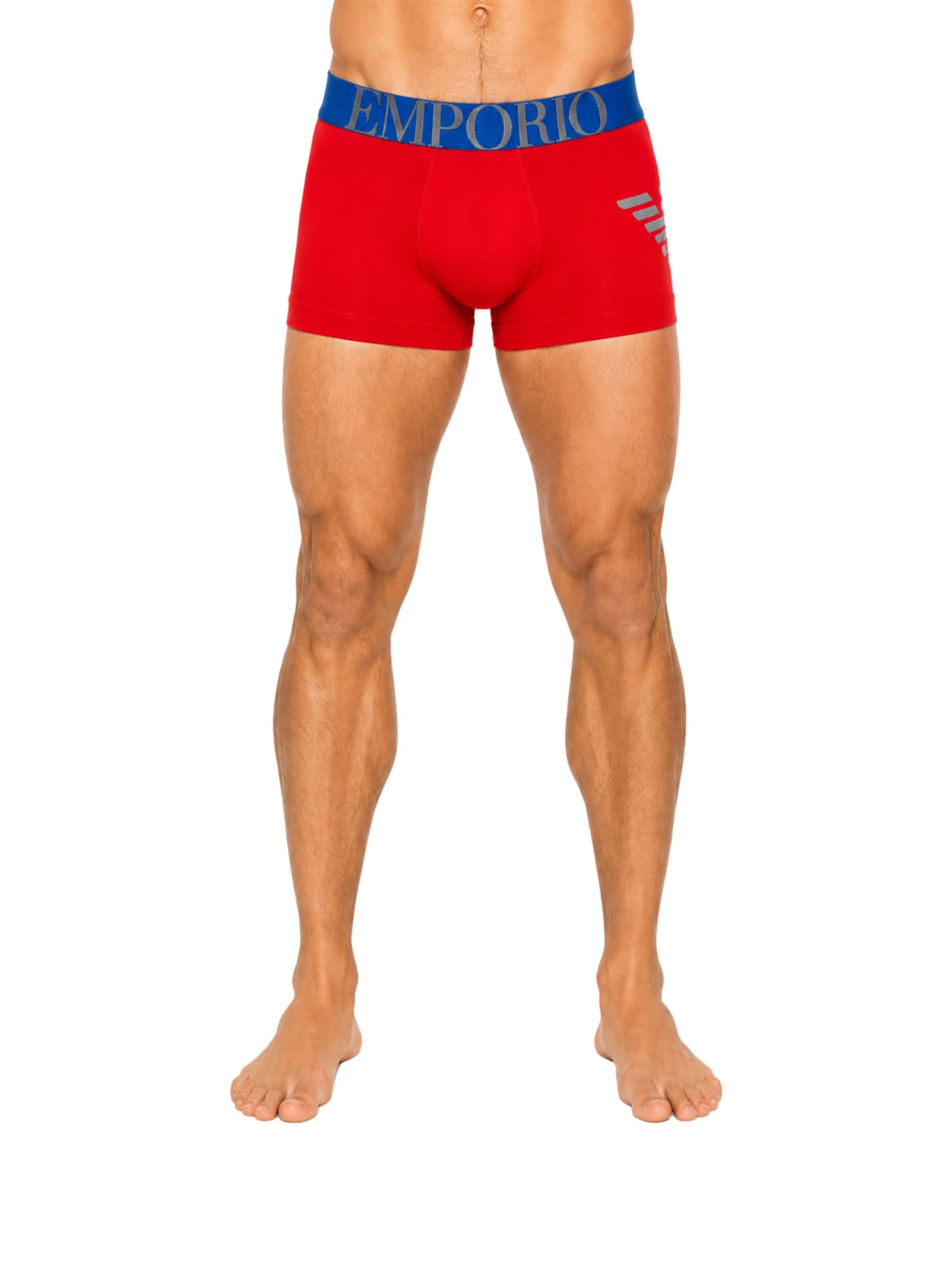 Boxers Emporio Armani en rouge : devant