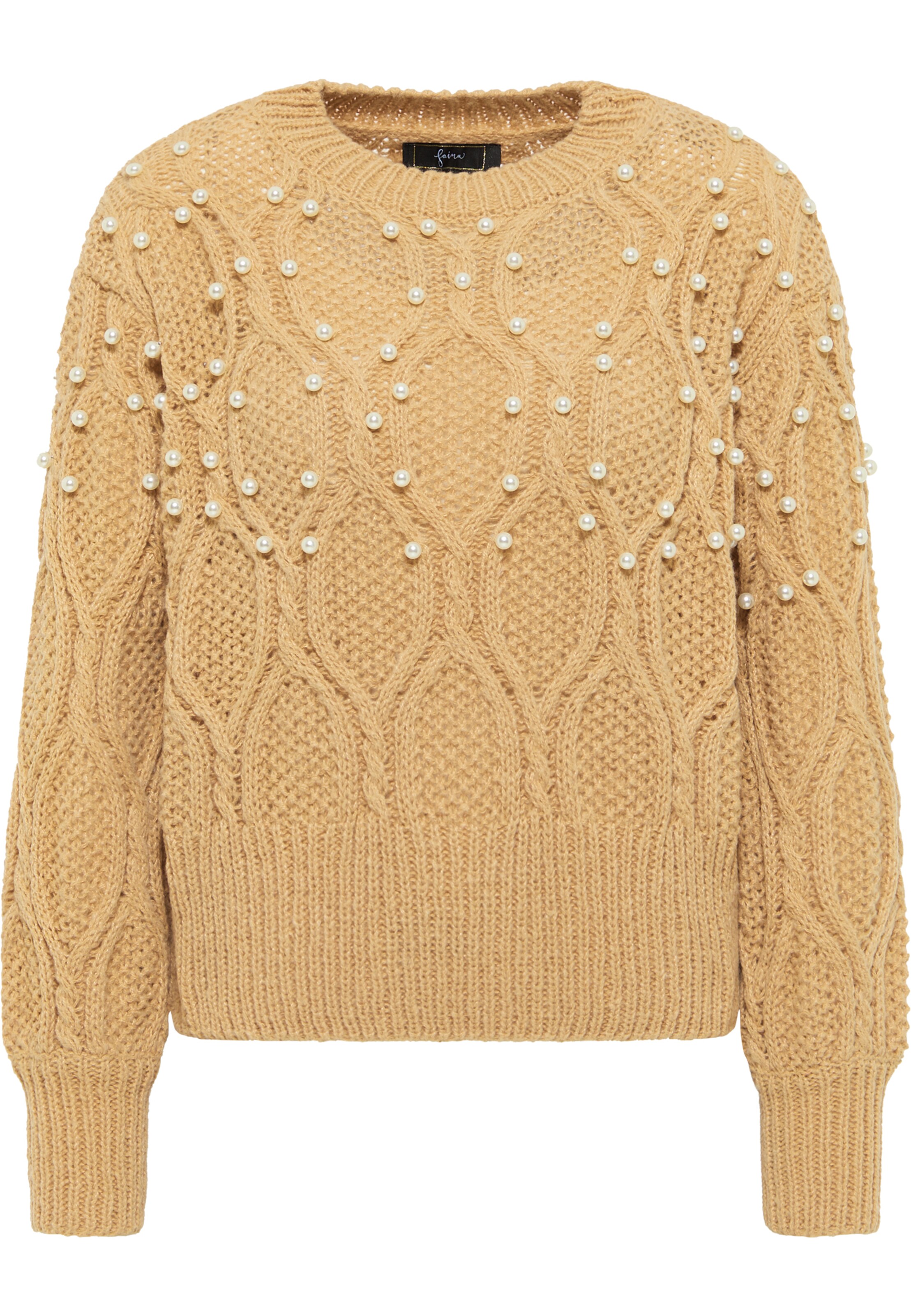 faina Pullover in Braun: Vorderseite
