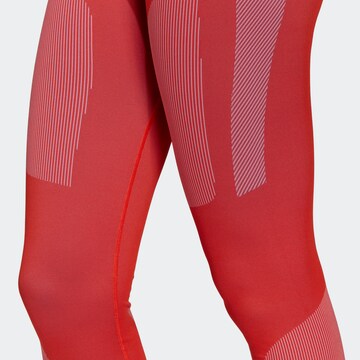 ADIDAS BY STELLA MCCARTNEY Slimfit Spodnie sportowe 'TrueStrength  ' w kolorze czerwony