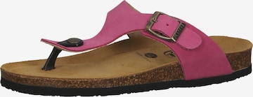 Plakton T-Bar Sandals in Pink: front
