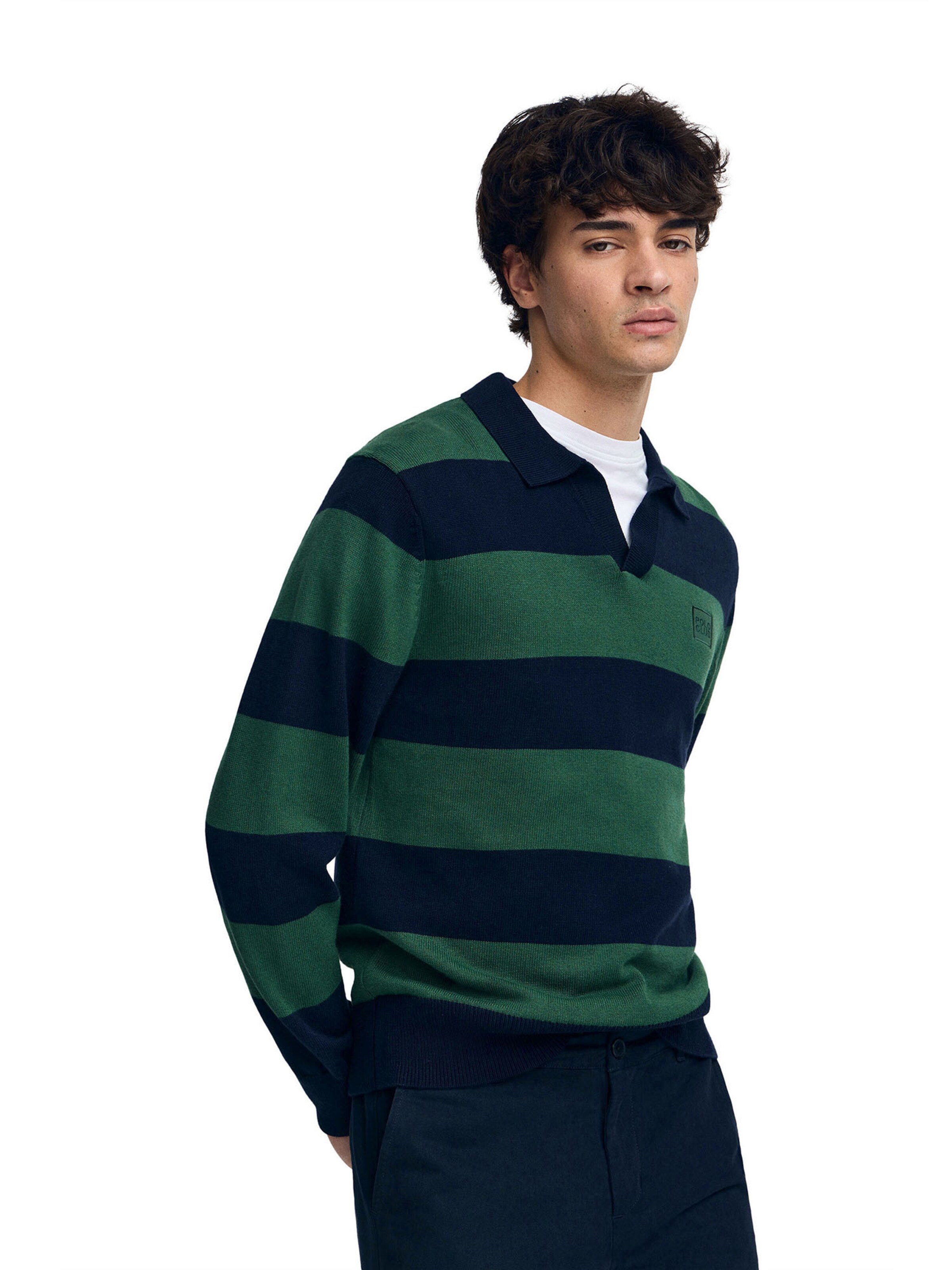 Polo Club Pullover in Blau: Vorderseite