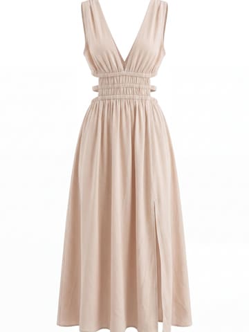 Robe d’été Shop Karey en beige : devant