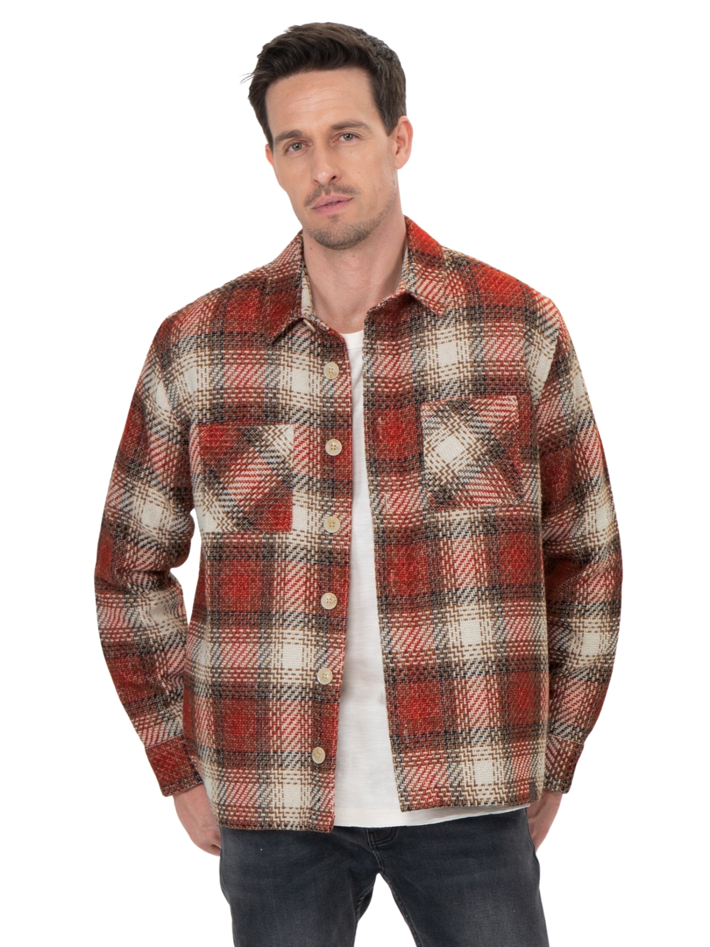 Key Largo Overgangsjakke 'GENF' i rød