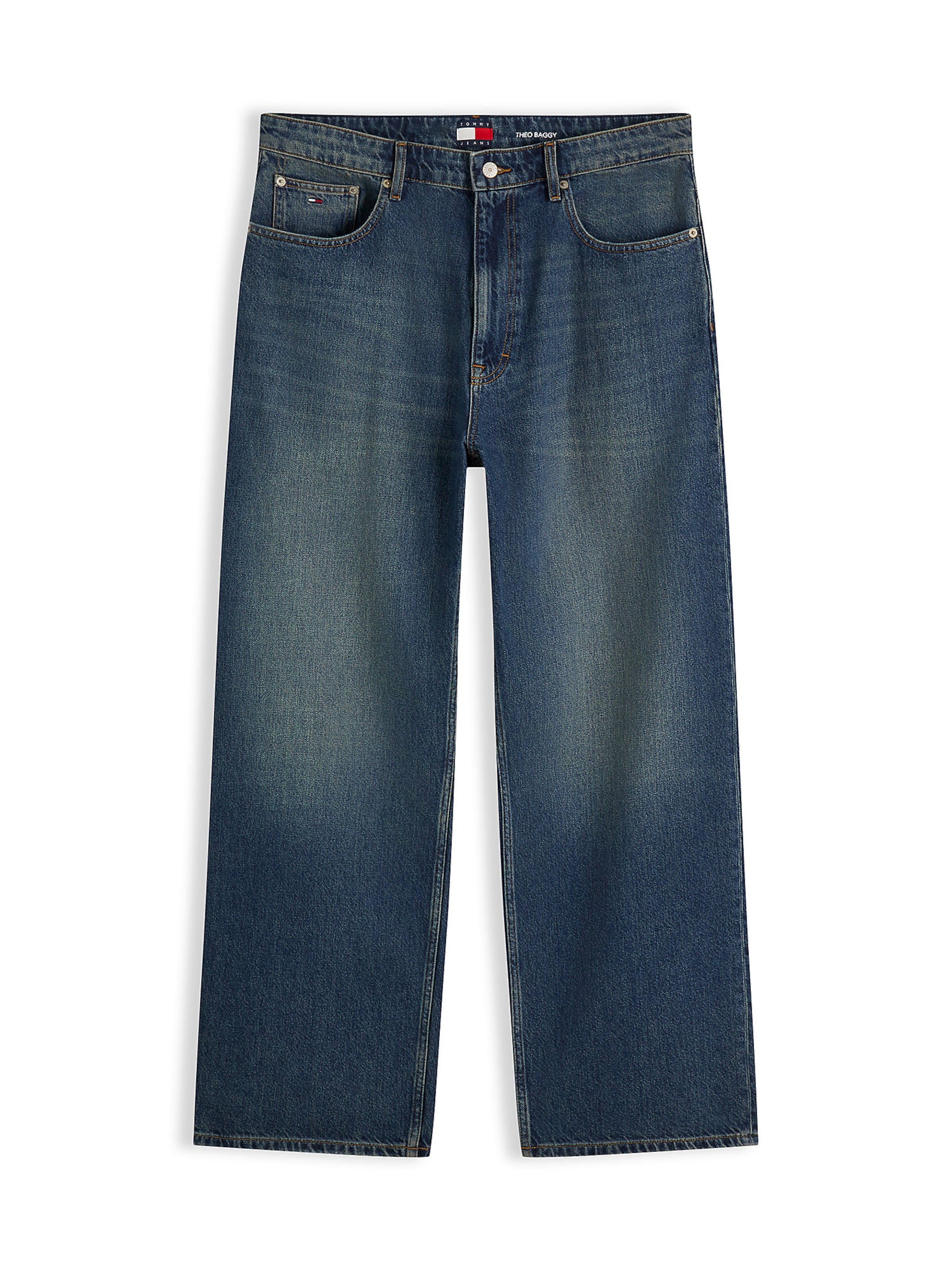 Tommy Jeans Baggy Jeans 'THEO' in Blue: front