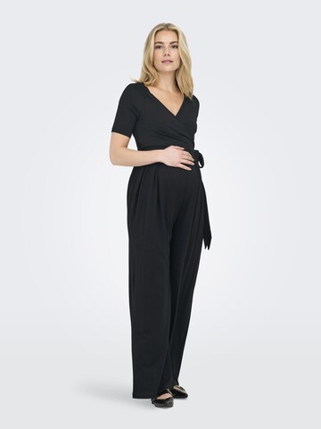 Only Maternity Jumpsuit 'ELA' in Black: front