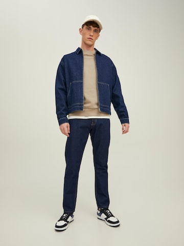 JACK & JONES Sweatshirt 'Kam' in Braun