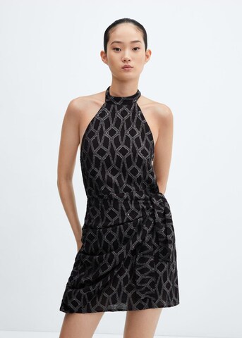 Robe 'Night' MANGO en noir : devant