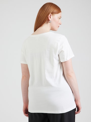 ONLY Carmakoma T-Shirt 'Carlea' in Weiß