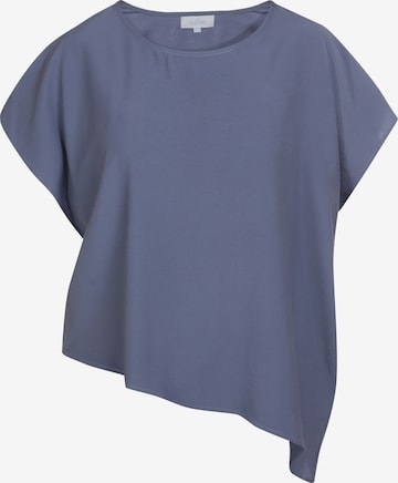 T-shirt usha BLUE LABEL en bleu : devant