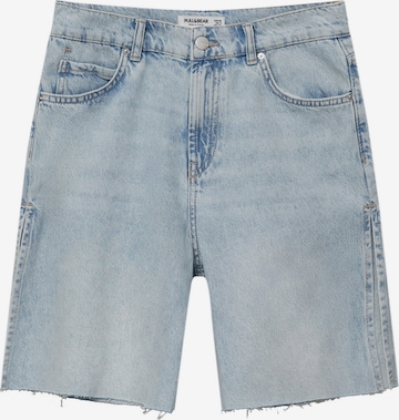 Pull&Bear Loosefit Jeans in Blauw: voorkant