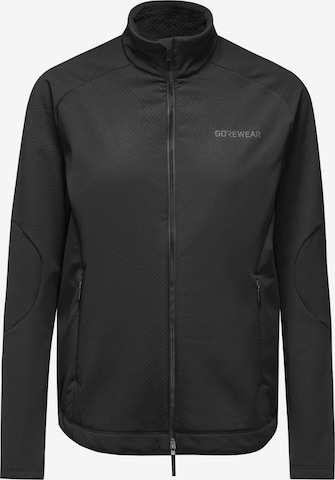 GORE WEAR Athletic Jacket 'Fernflow' in Black: front