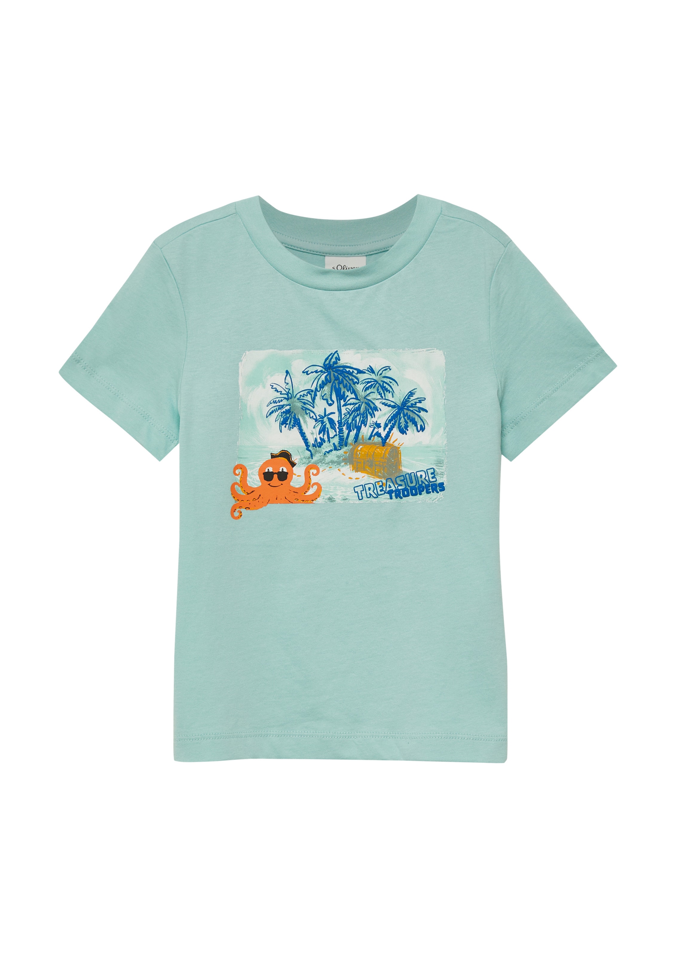 s.Oliver Shirt ' ' in Blauw: voorkant