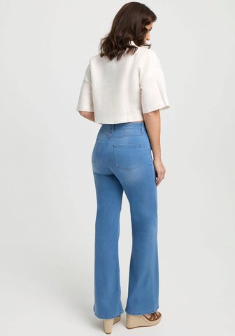 wonderjeans Bootcut Jeans in Blau
