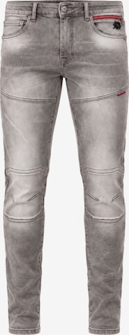 CIPO & BAXX Regular Jeans CD699 in Straight Fit in Beige: Vorderseite