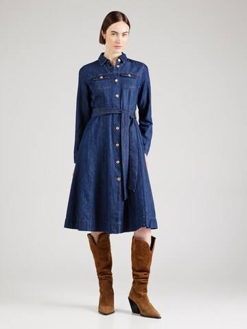 MORE & MORE Blousejurk in Blauw: voorkant