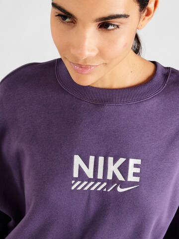 Nike Sportswear Sweatshirt in Purple