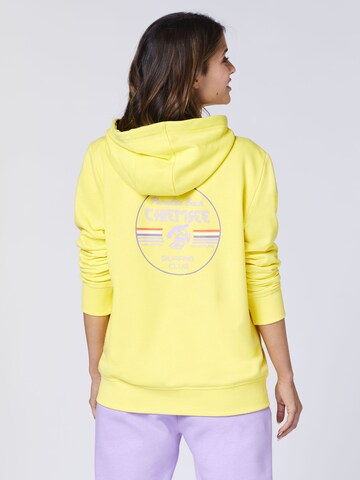 CHIEMSEE Zip-Up Hoodie in Yellow