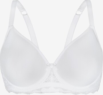 sassa T-shirt Bra in White: front