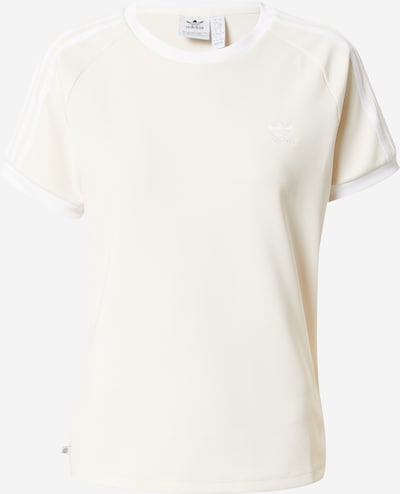 ADIDAS ORIGINALS T-shirt 'Adicolor Classics  3-Stripes' en blanc / blanc cassé, Vue avec produit