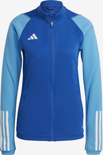ADIDAS PERFORMANCE Sportsweatjacke 'Tiro 23' in blau / royalblau / weiß, Produktansicht